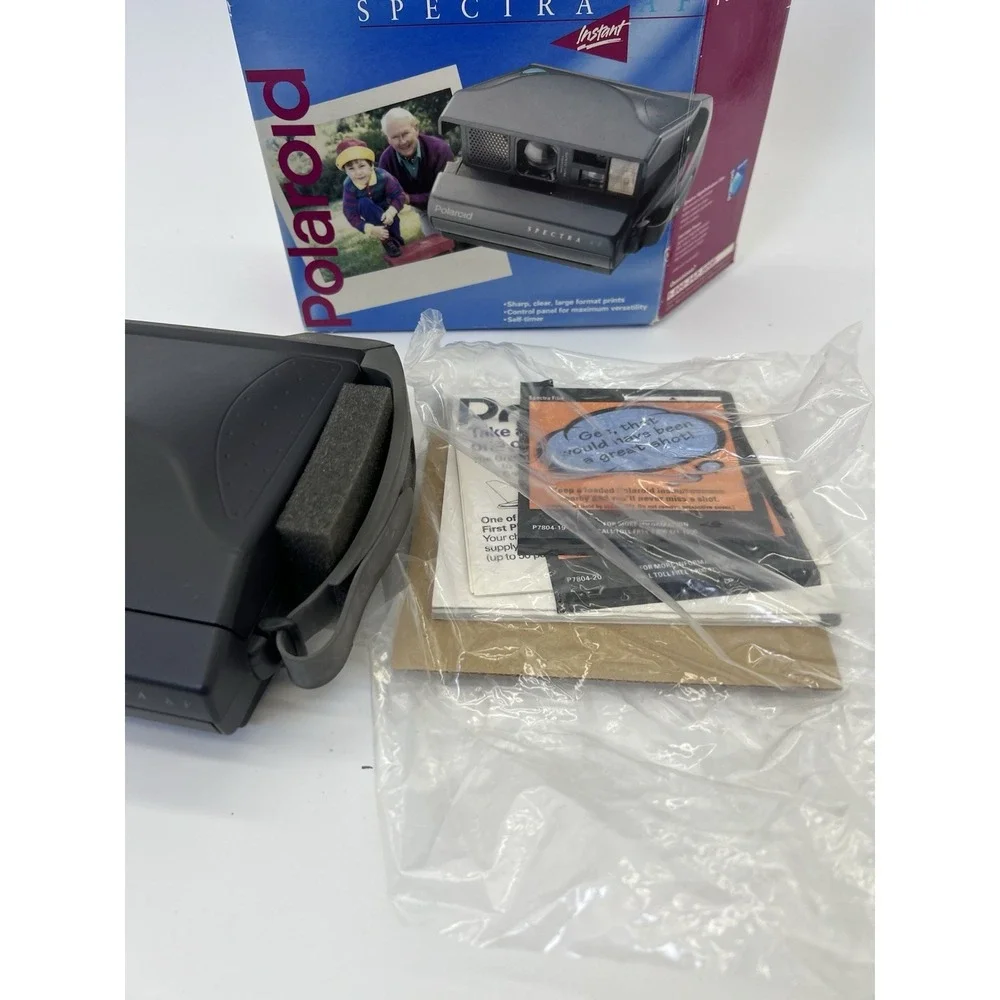 CIB Polaroid Spectra AF Instant Film Photo Camera With Box Vintage‎